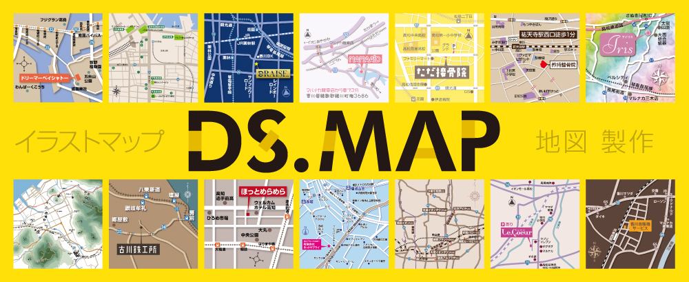 案内地図・観光マップ・イラストマップ・詳細地図・デザインマップ